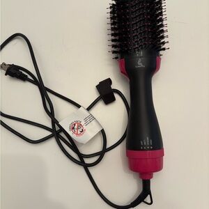Pink and Black Hair Styling Brush